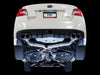 AWE Tuning Subaru WRX/STI VA/GV Sedan Track Edition Exhaust - Diamond Black Tips (102mm) available at Damond Motorsports