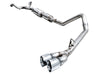 AWE 0FG Exhaust for 3rd Gen Toyota Tundra - Dual Chrome Silver Tips available at Damond Motorsports