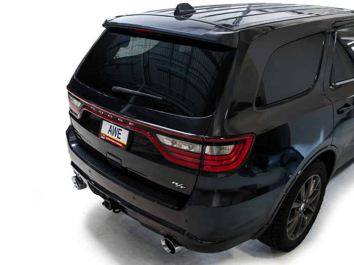 AWE Tuning 11-24 Dodge Durango 5.7L Touring Edition Exhaust w/ Chrome Silver Tips available at Damond Motorsports