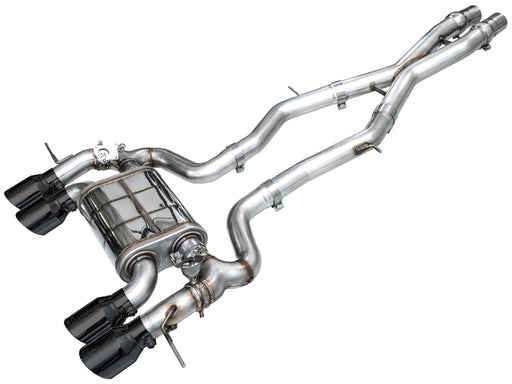 AWE Tuning 23-24 BMW G87 M2 SwitchPath Edition Exhaust - Diamond Black Tips available at Damond Motorsports