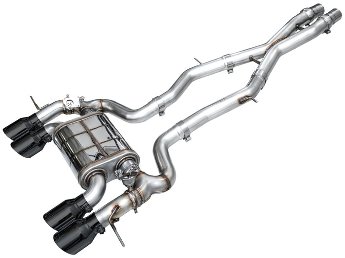 AWE Tuning 23-24 BMW G87 M2 SwitchPath Edition Exhaust - Diamond Black Tips available at Damond Motorsports