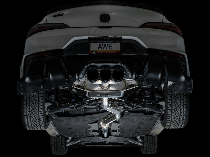 AWE Tuning 2024 Acura Integra Type S DE5 FWD Touring Edition Exhaust w/ Triple Diamond Black Tips available at Damond Motorsports