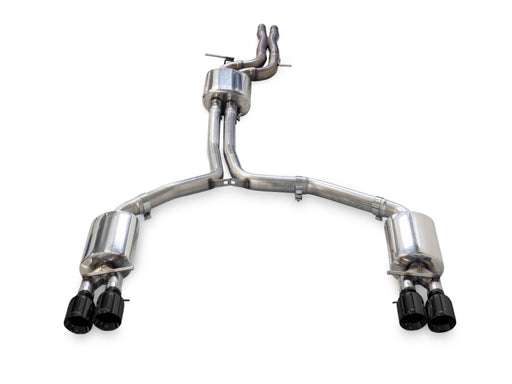 AWE Tuning Audi C7.5 A6 3.0T Touring Edition Exhaust - Quad Outlet Diamond Black Tips available at Damond Motorsports