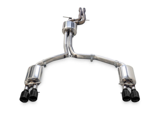 AWE Tuning Audi C7.5 A7 3.0T Touring Edition Exhaust - Quad Outlet Diamond Black Tips available at Damond Motorsports