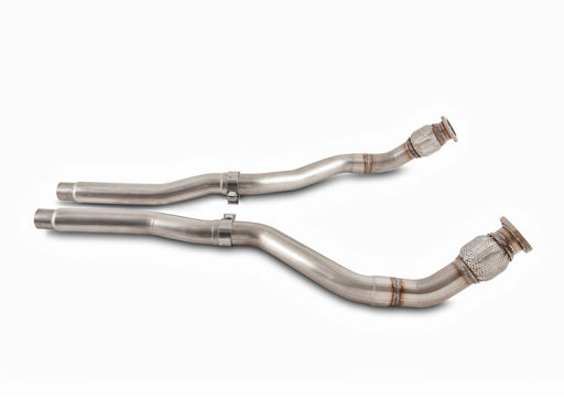 AWE Tuning Audi 8R 3.0T Non-Resonated Downpipes for Q5 / SQ5 available at Damond Motorsports