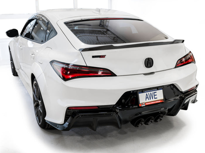 AWE Tuning 2024 Acura Integra Type S DE5 FWD Touring Edition Exhaust w/ Triple Diamond Black Tips available at Damond Motorsports