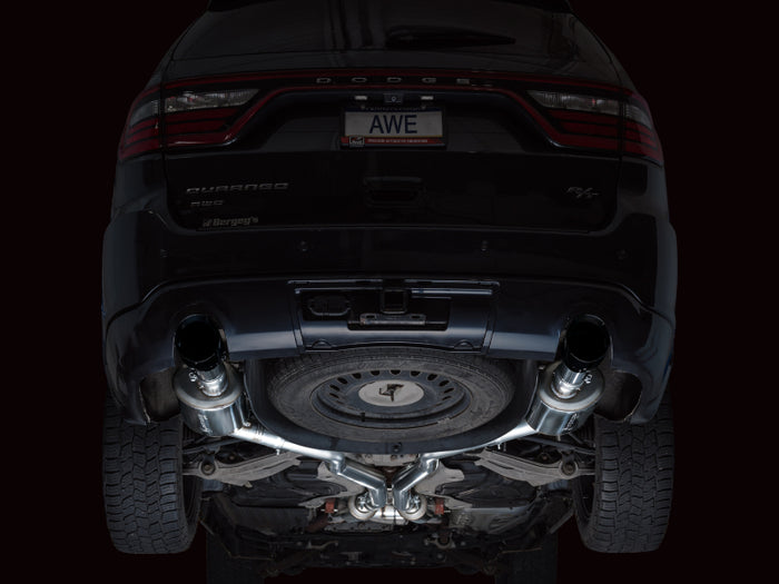 AWE Tuning 11-24 Dodge Durango 5.7L Touring Edition Exhaust w/ Diamond Black Tips available at Damond Motorsports