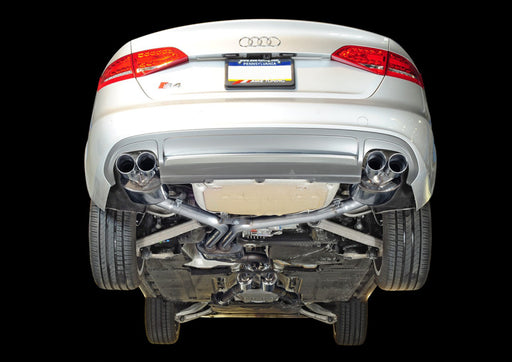 AWE Tuning Audi B8 / B8.5 S4 3.0T Touring Edition Exhaust - Chrome Silver Tips (90mm) available at Damond Motorsports