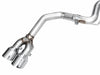 AWE 2024 Ford Mustang Dark Horse S650 RWD Track Edition Catback Exhaust w/ Quad Chrome Silver Tips available at Damond Motorsports