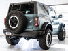 AWE Tuning 2021+ Ford Bronco 0FG Dual Rear Exit Exhaust w/Chrome Silver Tips & Bash Guard available at Damond Motorsports