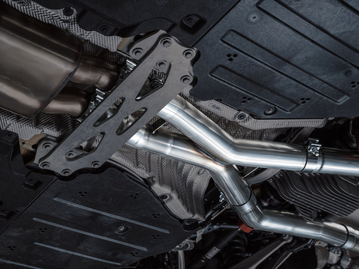 AWE Tuning 23-24 BMW G87 M2 Track Edition Exhaust - Diamond Black Tips available at Damond Motorsports