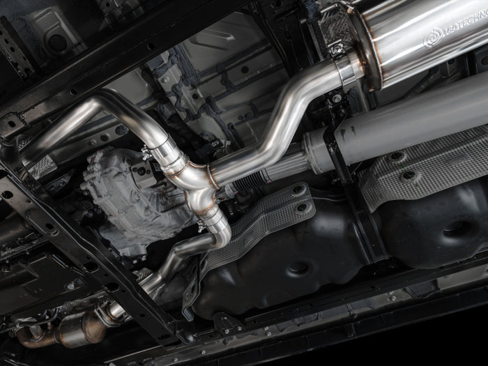 AWE 0FG Exhaust for 3rd Gen Toyota Tundra - Dual Diamond Black Tips available at Damond Motorsports