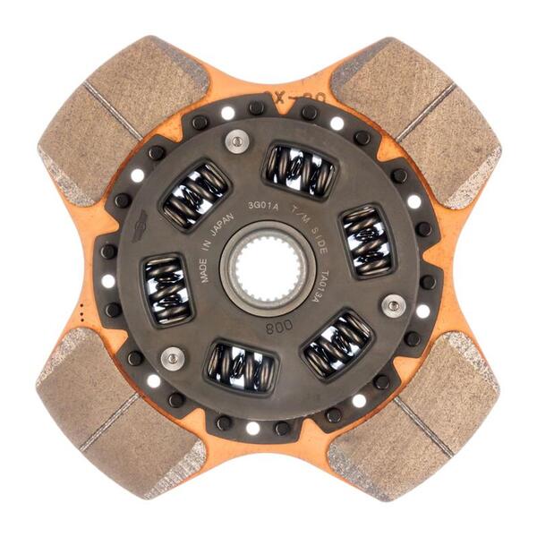 EXEDY Sport Performance Replacement Clutch Disc: Stage 2 Cerametallic 4 Puck Disc PN#HD05T1 available at Damond Motorsports