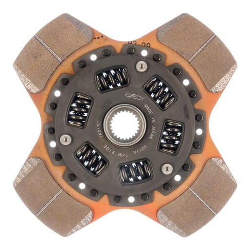 EXEDY Sport Performance Replacement Clutch Disc: Stage 2 Cerametallic 4 Puck Disc PN#FD08T1 available at Damond Motorsports