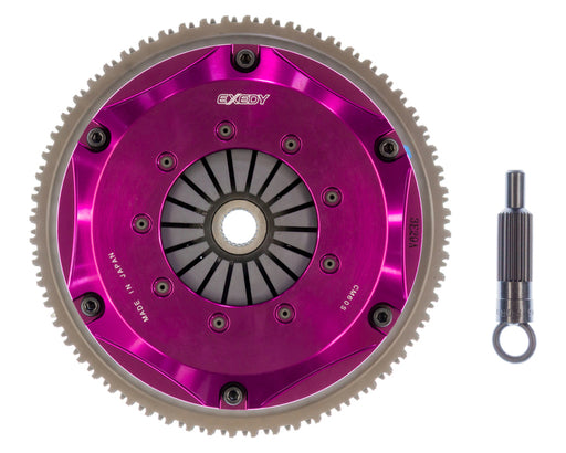 EXEDY Sport Performance Hyper Twin Cerametallic Clutch: Sprung Center Disc: Push Type Cover: For use w/ Hyper Accessory Kit HYAK100 PN#RM012SD available at Damond Motorsports