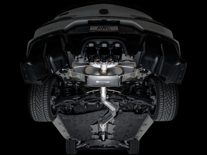 AWE Tuning 2024 Acura Integra Type S DE5 FWD Touring Edition Exhaust w/ Triple Diamond Black Tips available at Damond Motorsports
