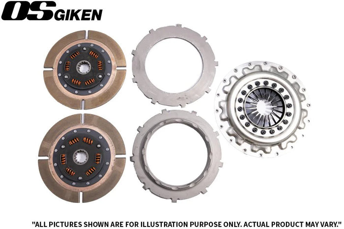 OS Giken Mitsubishi LANCER EVO 4-9 CP9A TS Series Twin Plate Clutch - Requires MT031-BC30M available at Damond Motorsports