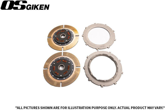 Dampened OS Giken Nissan 350Z/370Z VQ35HR TR Series Dampened Twin Plate Clutch ...
