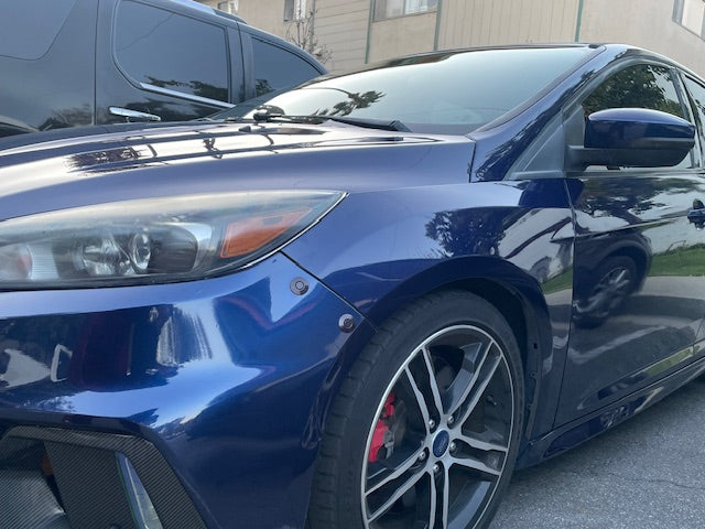 3rd Generation Ford Focus (2010-2018) and Focus ST/RS Bumper Fitment Solution available at Damond Motorsports