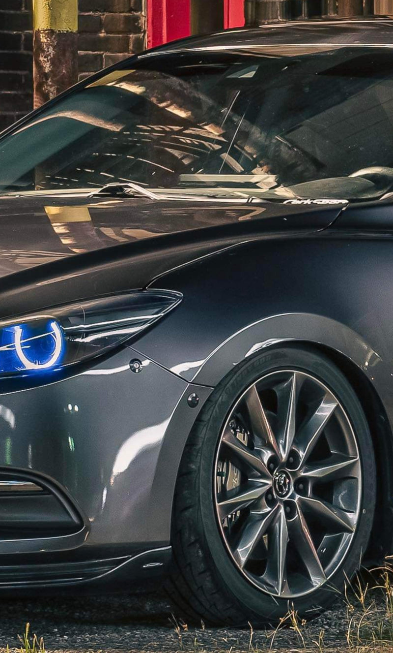 3rd Gen Mazda 3 (2014-2018) Bumper Fitment Solution available at Damond Motorsports