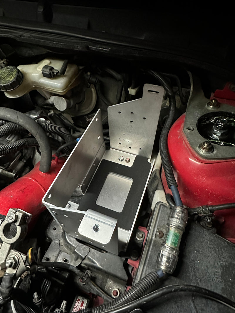 Damond Motorsports Mazdaspeed3 51R Battery Tray and ECU Mount available at Damond Motorsports