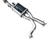 AWE Tuning 22-24 Ford Bronco Raptor 4WD Dual BashGuards Cat-Back SwitchPath Exhaust (No Tips) available at Damond Motorsports