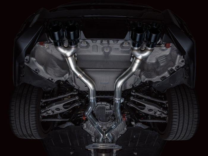 AWE Tuning 23-24 BMW G87 M2 Track Edition Exhaust - Diamond Black Tips available at Damond Motorsports