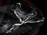 AWE 23-24 Toyota GR Corolla Track Edition Catback Exhaust - Chrome Silver Tips available at Damond Motorsports