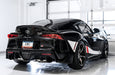 AWE 2020 Toyota Supra A90 Non-Resonated Touring Edition Exhaust - 5in Diamond Black Tips available at Damond Motorsports