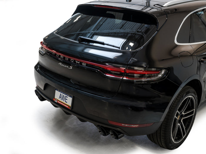 AWE Tuning 19-21 Porsche Macan 3.0T/2.9TT Touring Edition Catback Exhaust w/ Diamond Black Tips available at Damond Motorsports