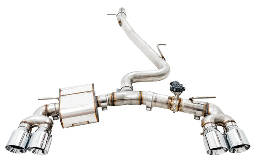 AWE Tuning Volkswagen Golf R MK7.5 SwitchPath Exhaust w/Chrome Silver Tips 102mm available at Damond Motorsports
