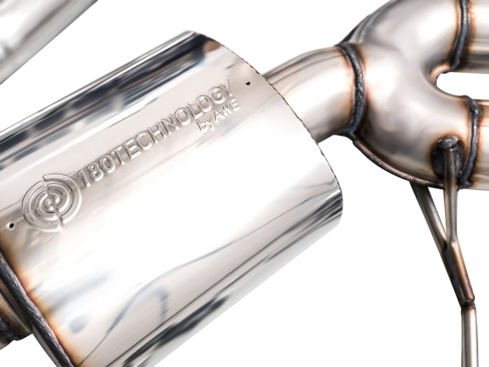 AWE Tuning 2022+ Porsche Macan 2.9TT Touring Edition Catback Exhaust w/ Diamond Black Tips available at Damond Motorsports