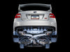 AWE Tuning Subaru STI VA / WRX GV / STI GV Sedan Touring Edition Exhaust - Diamond Black Tip (102mm) available at Damond Motorsports
