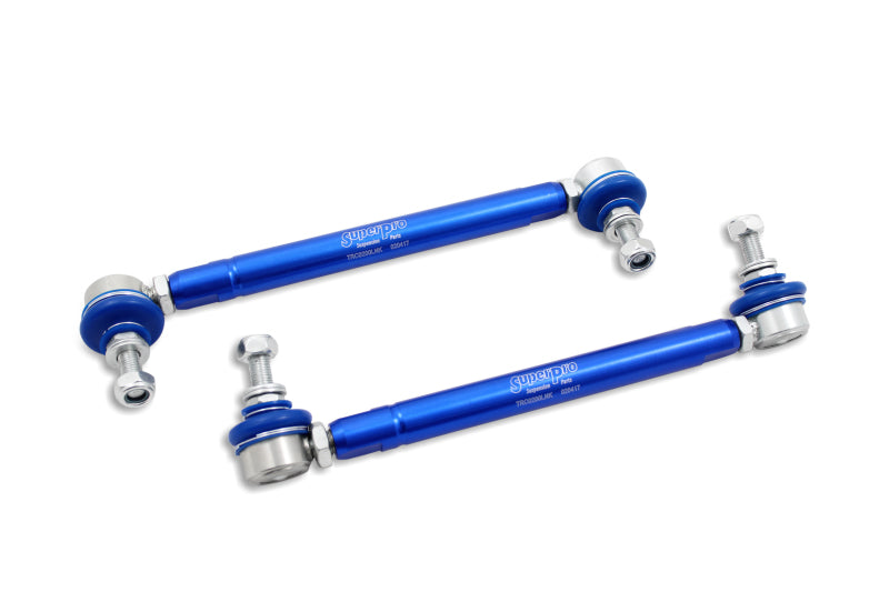 SuperPro 2004 Mazda 3 i Front HD Adjustable End Link Set (10mm Studs 254mm to 305mm) available at Damond Motorsports
