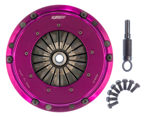 EXEDY Sport Performance Hyper Single Clutch: Sprung Center Disc: Push Type Cover: Includes Flywheel Bolts: For use w/ Hyper Accessory Kit NSAK101 PN#NH02SD1 available at Damond Motorsports