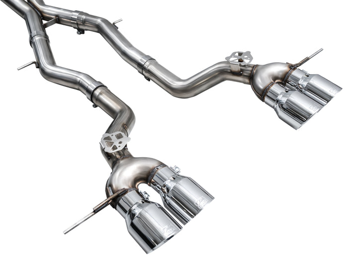 AWE Tuning 23-24 BMW G87 M2 Track Edition Exhaust - Chrome Silver Tips available at Damond Motorsports
