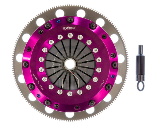 EXEDY Sport Performance Hyper Twin Cerametallic Clutch: Strap Drive Type: Sprung Center Disc: Push Type Cover: For use w/ Hyper Accessory Kit GMAK100 PN#GT04XD available at Damond Motorsports