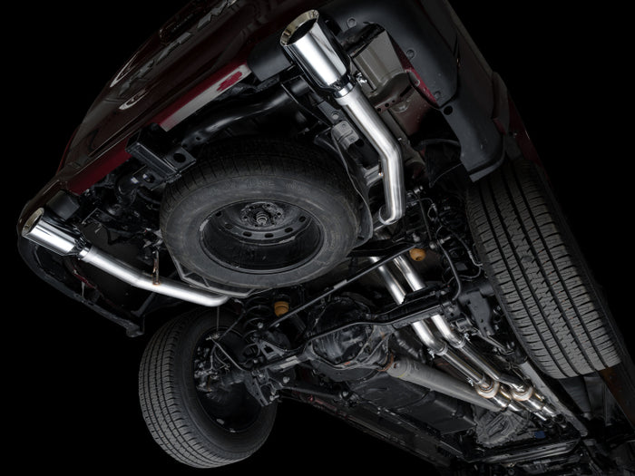 AWE 25+ RAM 1500 3.0TT 0FG Catback Touring Exhaust - Chrome Silver Tips available at Damond Motorsports