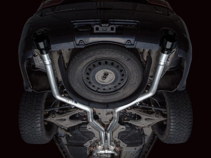 AWE Tuning 11-24 Dodge Durango 5.7L Track Edition Exhaust w/ Diamond Black Tips available at Damond Motorsports