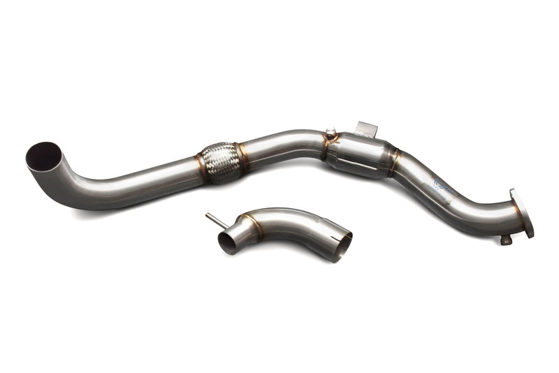 CVF 3" Stainless Steel Catted Downpipe (2015-2023 Ford Mustang EcoBoost) available at Damond Motorsports