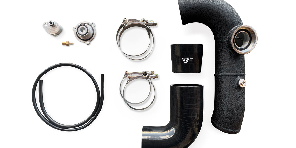 CVF Cold-side Aluminum Intercooler Pipe with HKS Flange (2013-2018