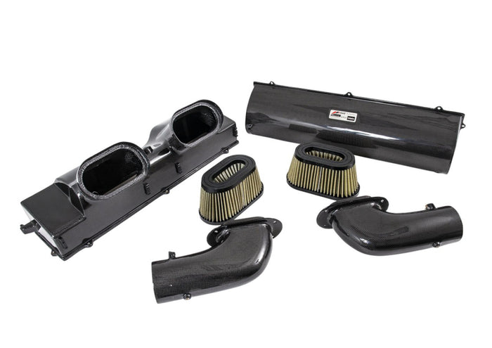 AWE Tuning Porsche 991 (991.2) Turbo and Turbo S S-FLO Carbon Intake available at Damond Motorsports