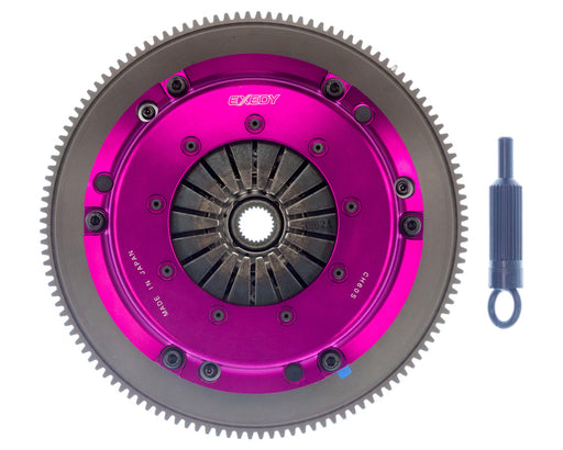 EXEDY Sport Performance Hyper Single Clutch: VF Series: Sprung Center Disc: Push Type Cover: For use w/ Hyper Accessory Kit FJAK102 PN#TH08SDV available at Damond Motorsports