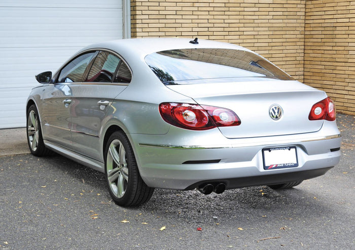 AWE Tuning VW CC 2.0T Touring Edition Performance Exhaust - Diamond Black Tips available at Damond Motorsports