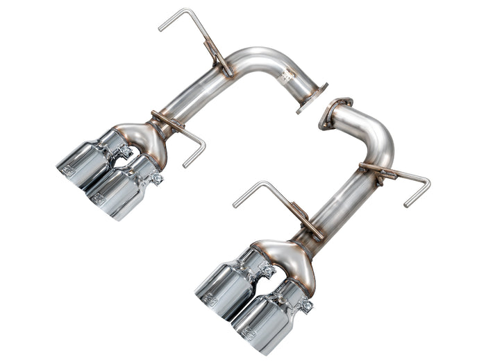 AWE Tuning 22-25 Subaru VB WRX Track Edition Axleback Exhaust - Chrome Silver Tips available at Damond Motorsports