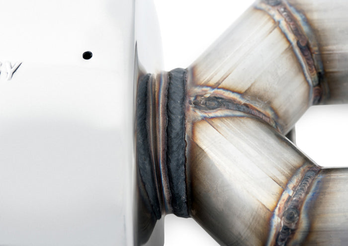 AWE Tuning Audi C7.5 A6 3.0T Touring Edition Exhaust - Quad Outlet Diamond Black Tips available at Damond Motorsports