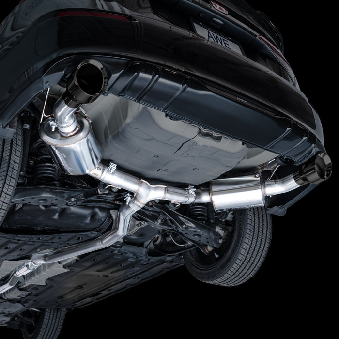 AWE Tuning 22+ Honda Civic Si/Acura Integra Touring Edition Catback Exhaust - Dual Diamond Black Tip available at Damond Motorsports