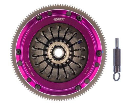 EXEDY Sport Performance Hyper Single Clutch: Sprung Center Disc: Pull Type Cover: Includes Flywheel Bolts: For use w/ Hyper Accessory Kit FJAK100 PN#FH01SD1 available at Damond Motorsports