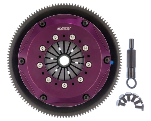 EXEDY Sport Performance Hyper Triple Cerametallic Clutch: Rigid Disc: Push Type Cover: Requires Vehicle Specific Flywheel Counterweight: For use w/ Hyper Accessory Kit MZAK101 PN#ZM013SR available at Damond Motorsports