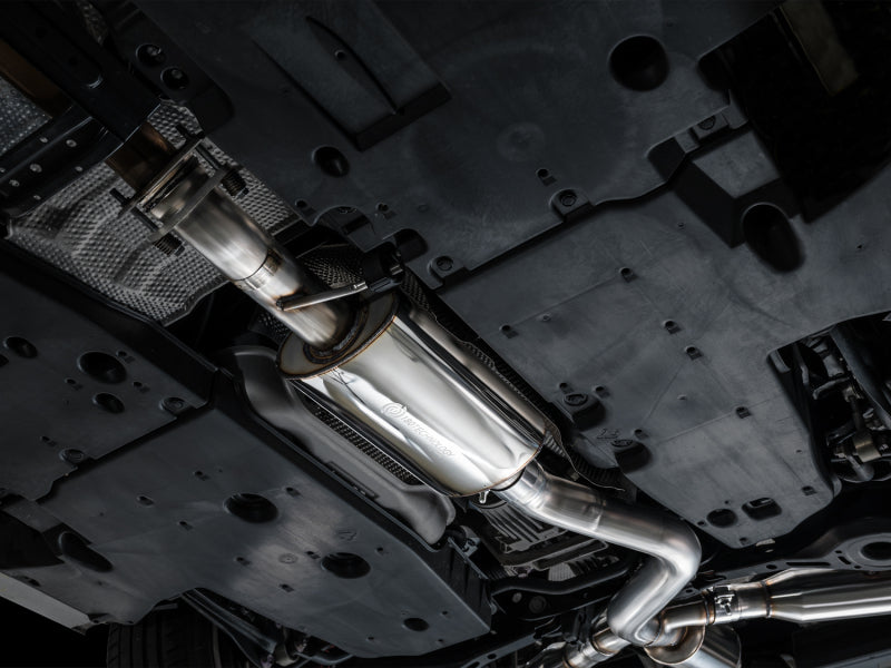 AWE 23-24 Toyota GR Corolla Touring Edition Catback Exhaust - Chrome Silver Tips available at Damond Motorsports
